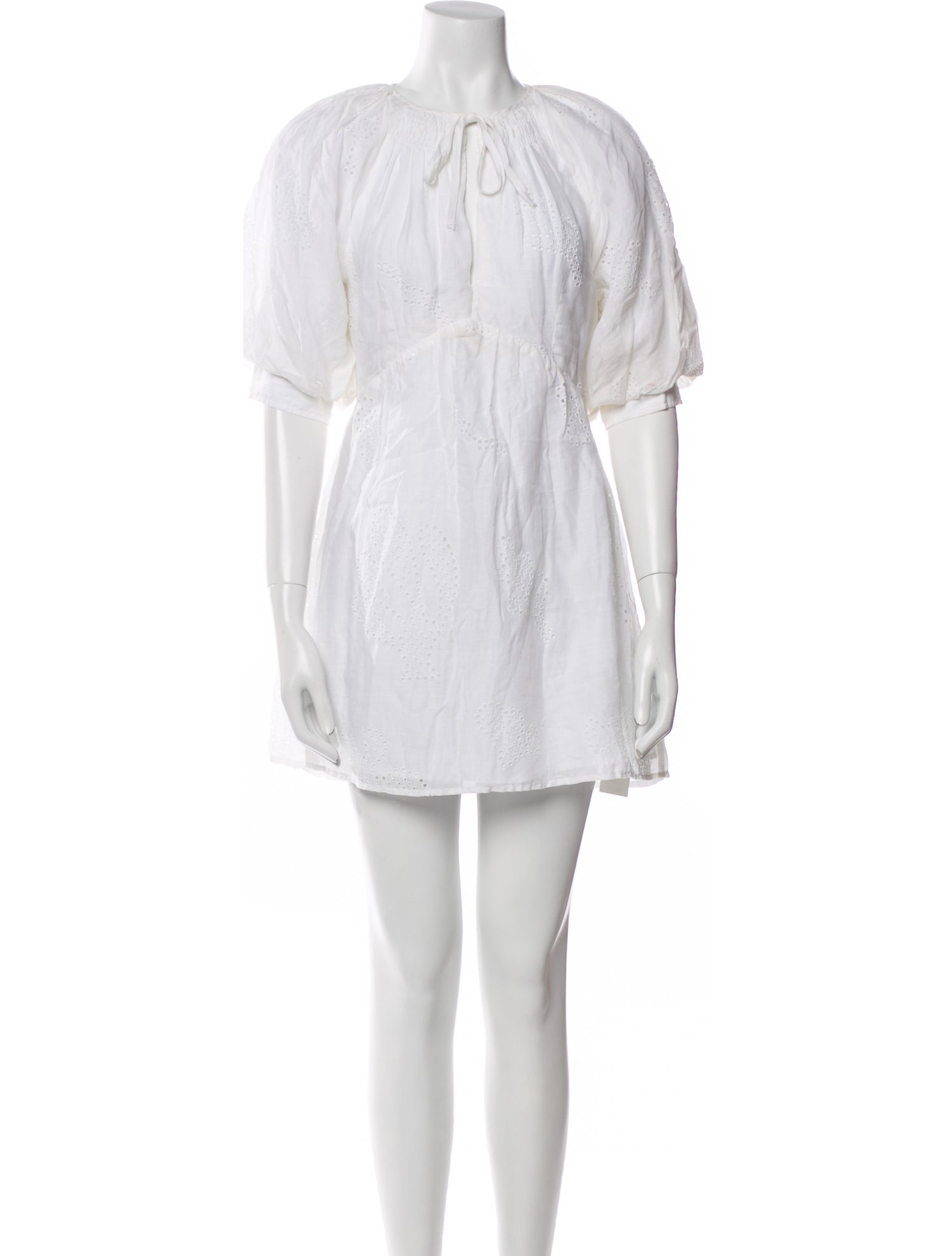 FRAME Crew Neck Mini Dress