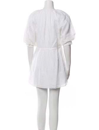 FRAME Crew Neck Mini Dress