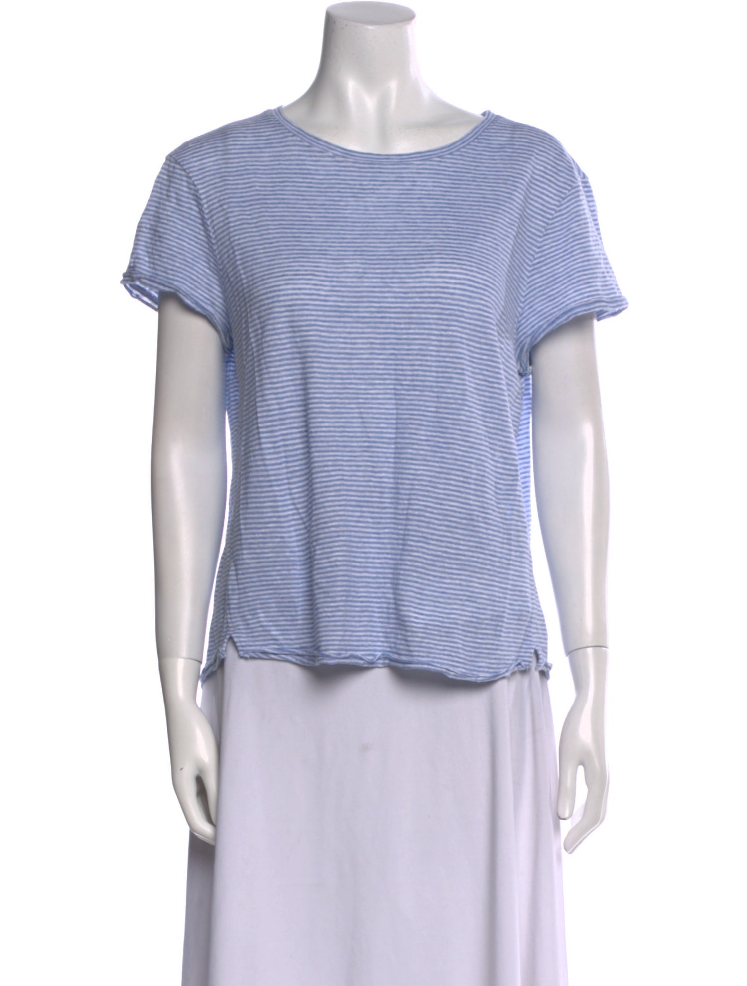 FRAME Linen Striped Top