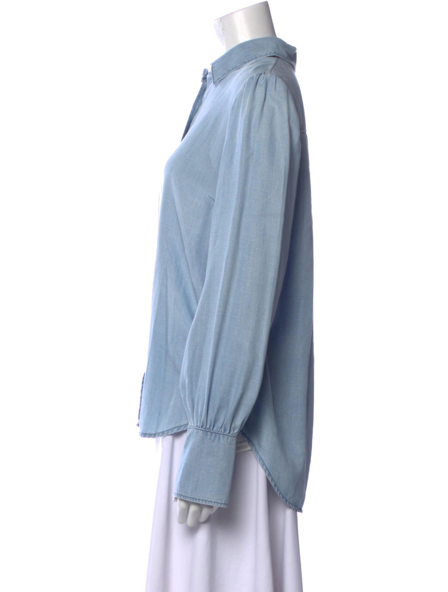 FRAME Long Sleeve Button-Up Top