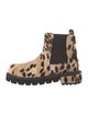 FRAME Ponyhair Animal Print Chelsea Boots