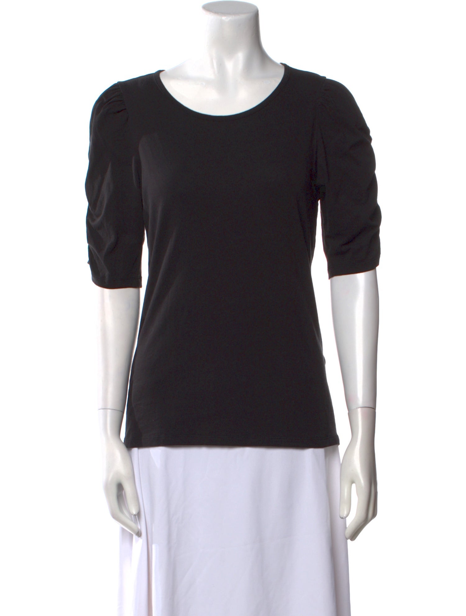 FRAME Scoop Neck Short Sleeve T-Shirt