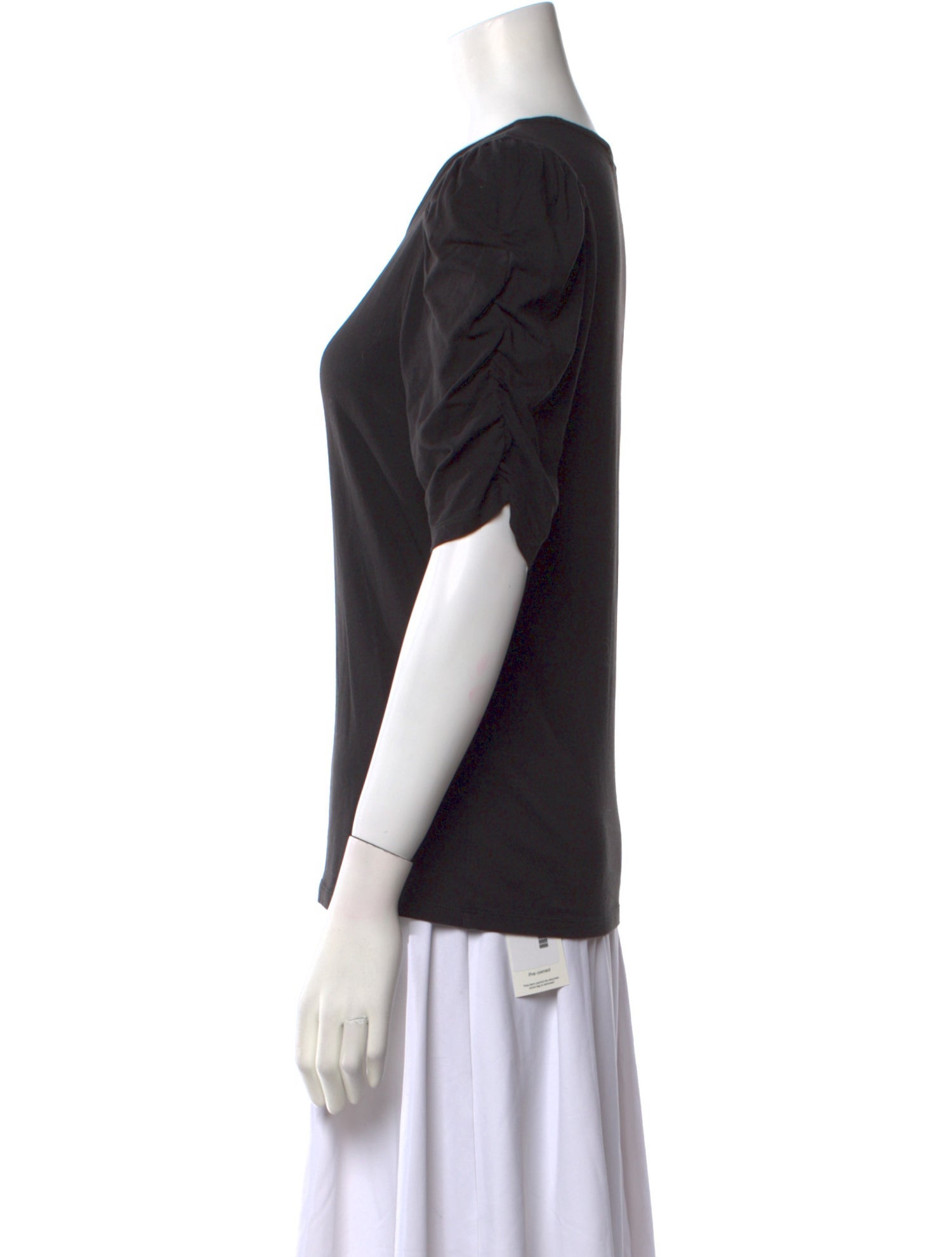 FRAME Scoop Neck Short Sleeve T-Shirt