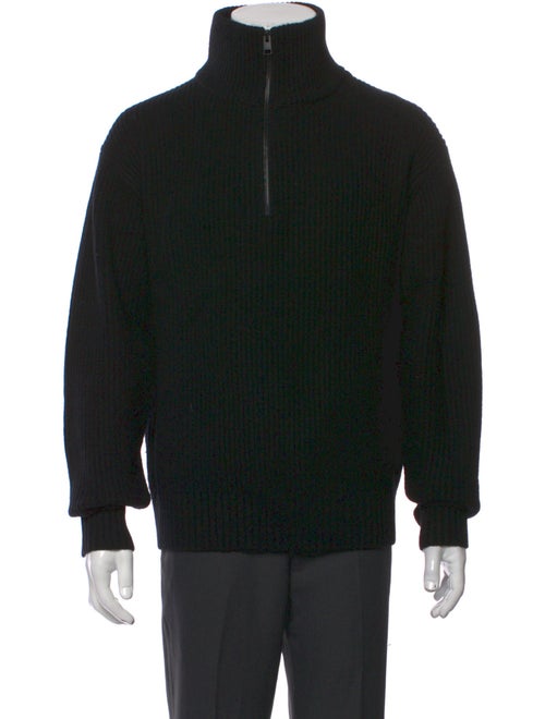 FRAME Wool Mock Neck Pullover