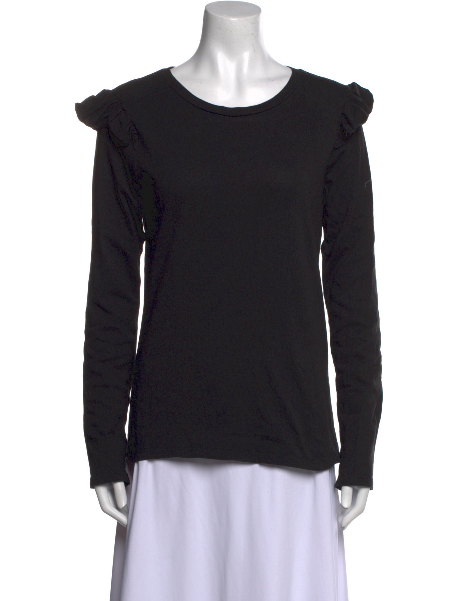 FRAME Scoop Neck Long Sleeve Sweatshirt