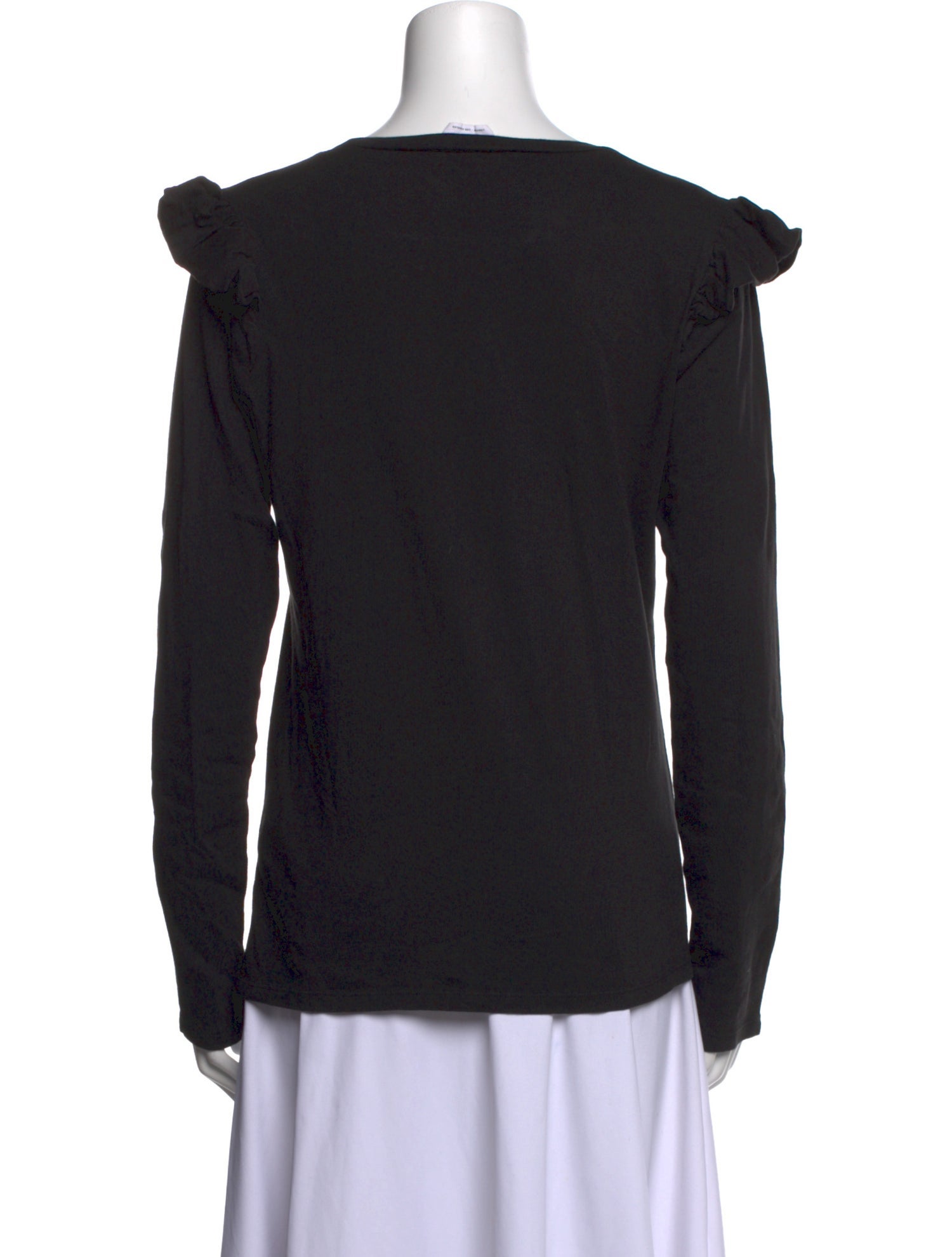 FRAME Scoop Neck Long Sleeve Sweatshirt