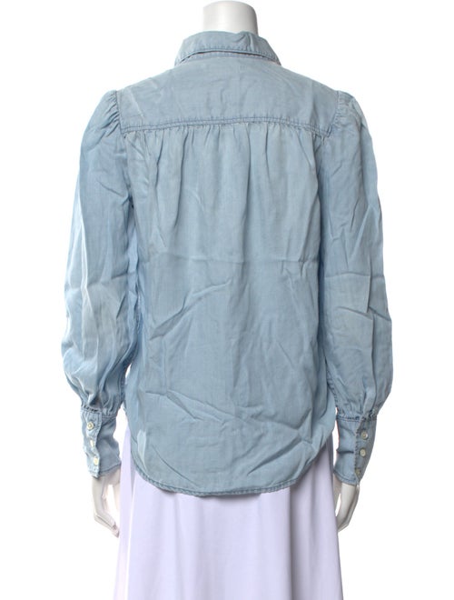 FRAME Long Sleeve Button-Up Top