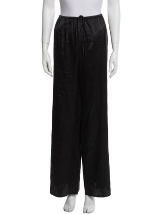 FRAME Silk Wide Leg Pants