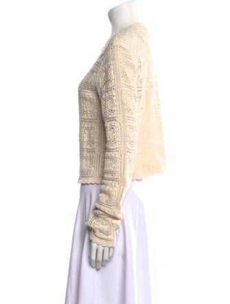 FRAME Printed Crew Neck Sweatshirt