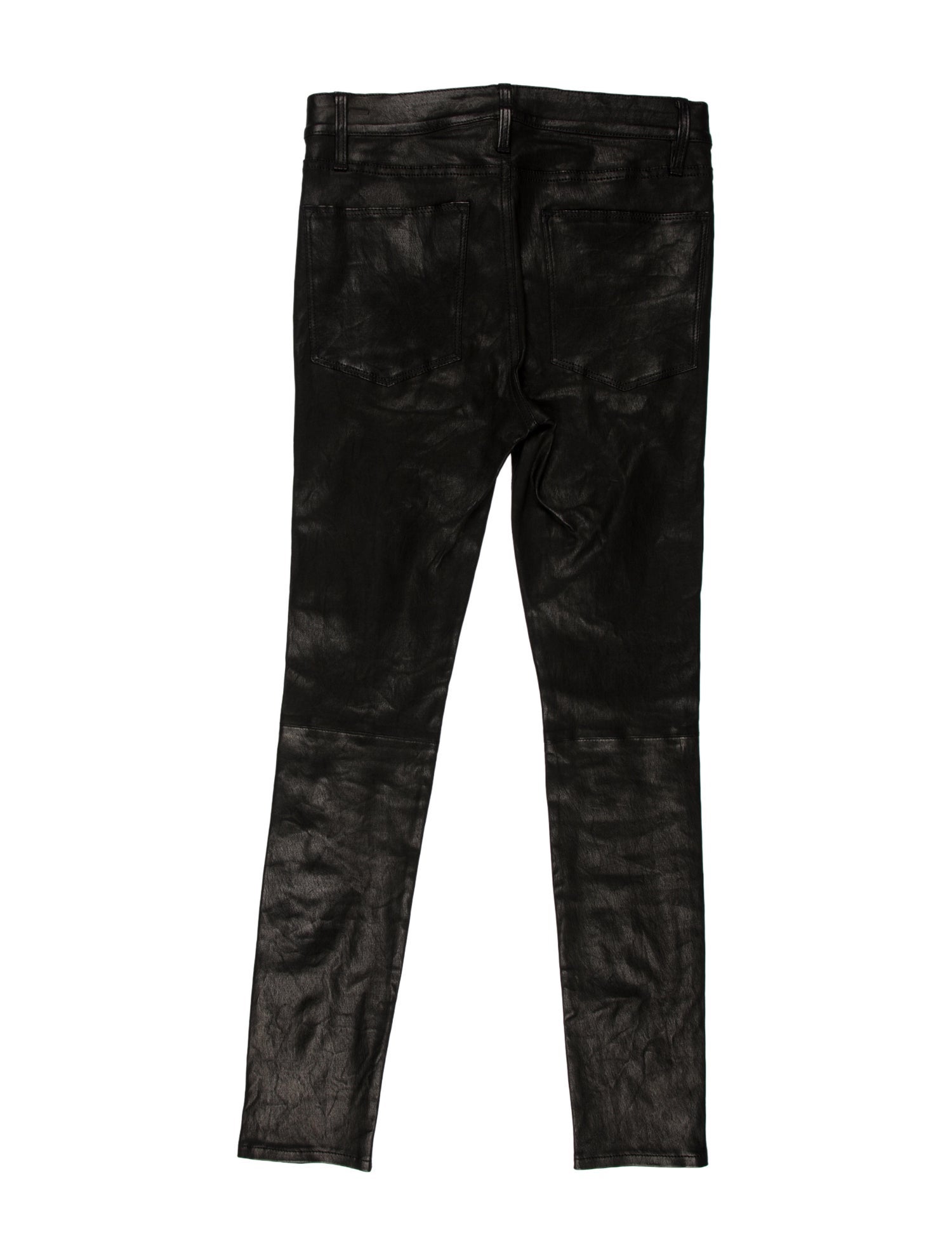 FRAME Lamb Leather Skinny Leg Pants w/ Tags