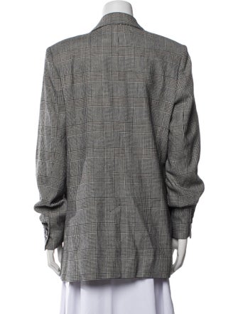 FRAME Plaid Print Blazer