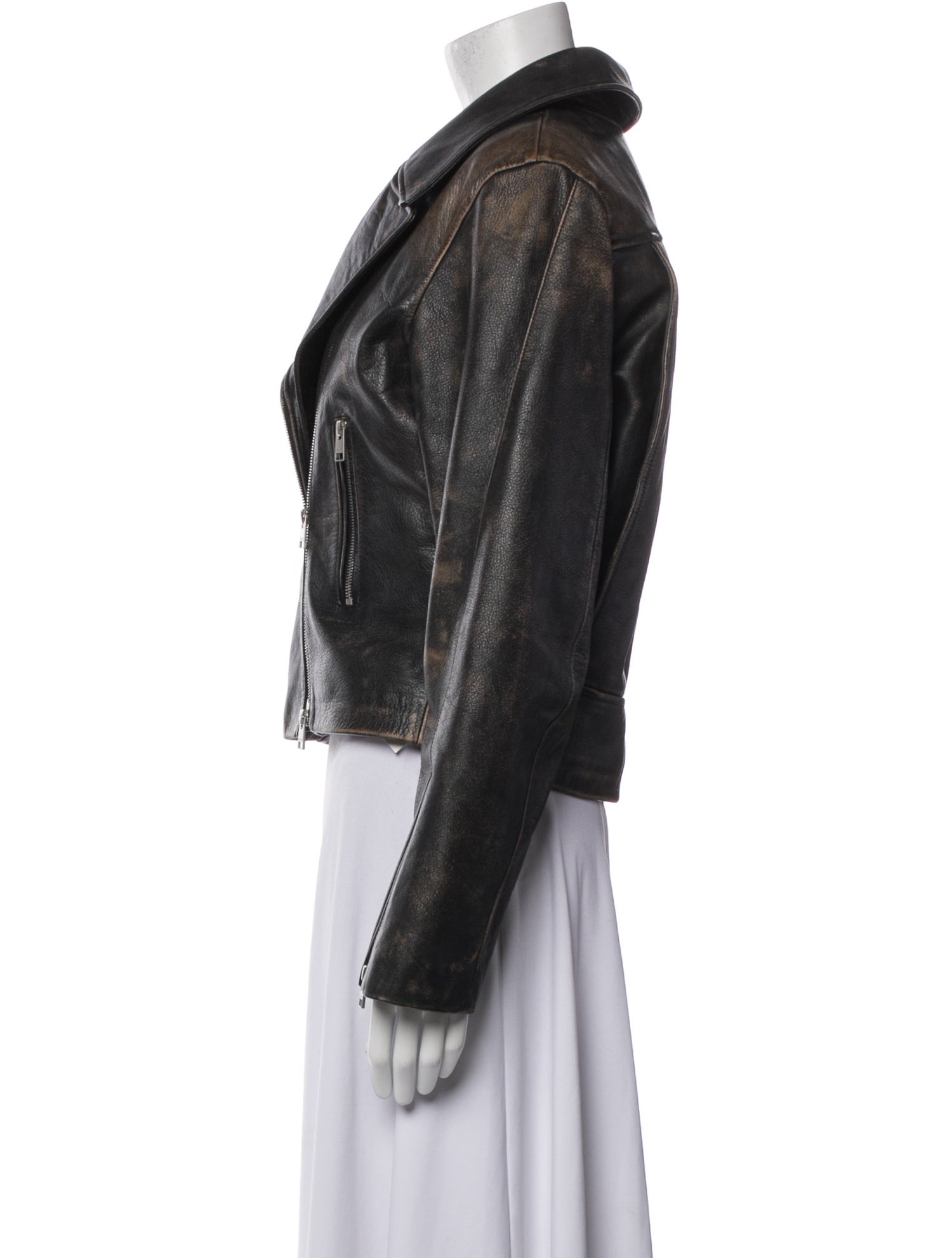 FRAME Leather Biker Jacket