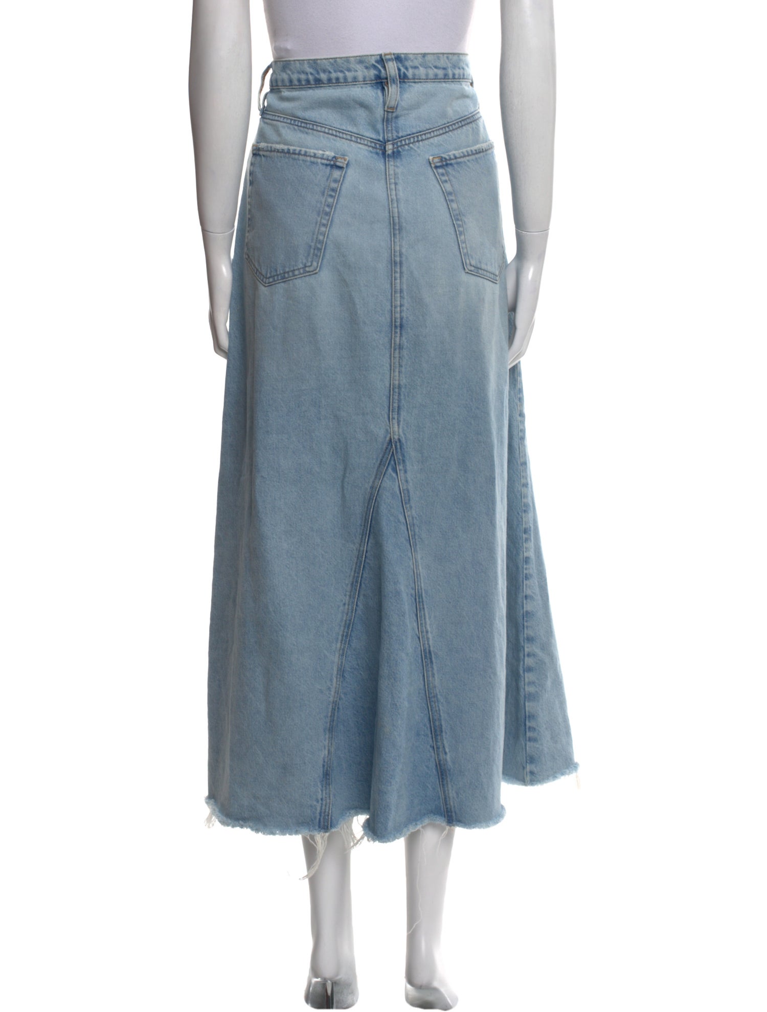 FRAME Midi Length Skirt