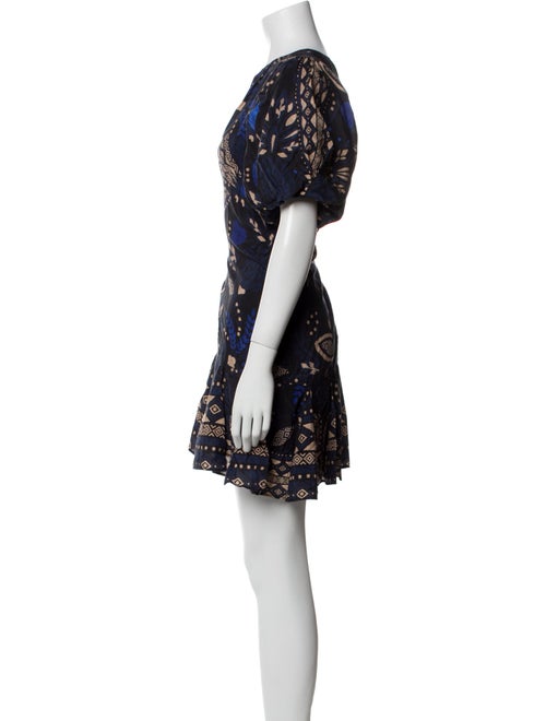 FRAME Floral Print Mini Dress