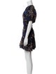 FRAME Floral Print Mini Dress