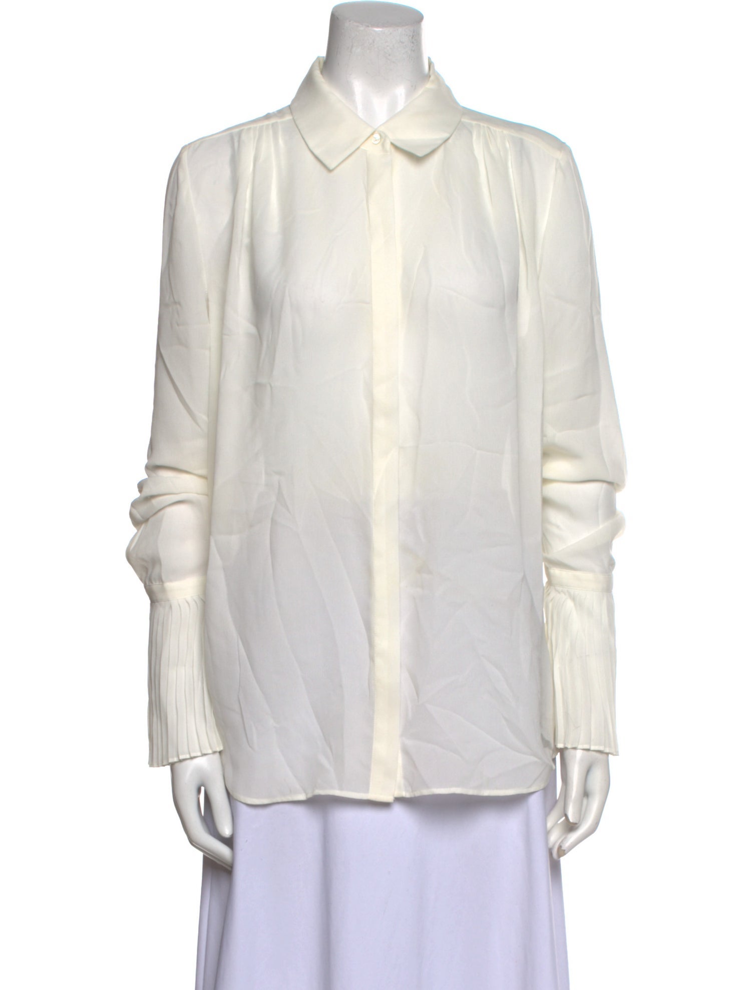 FRAME Long Sleeve Button-Up Top