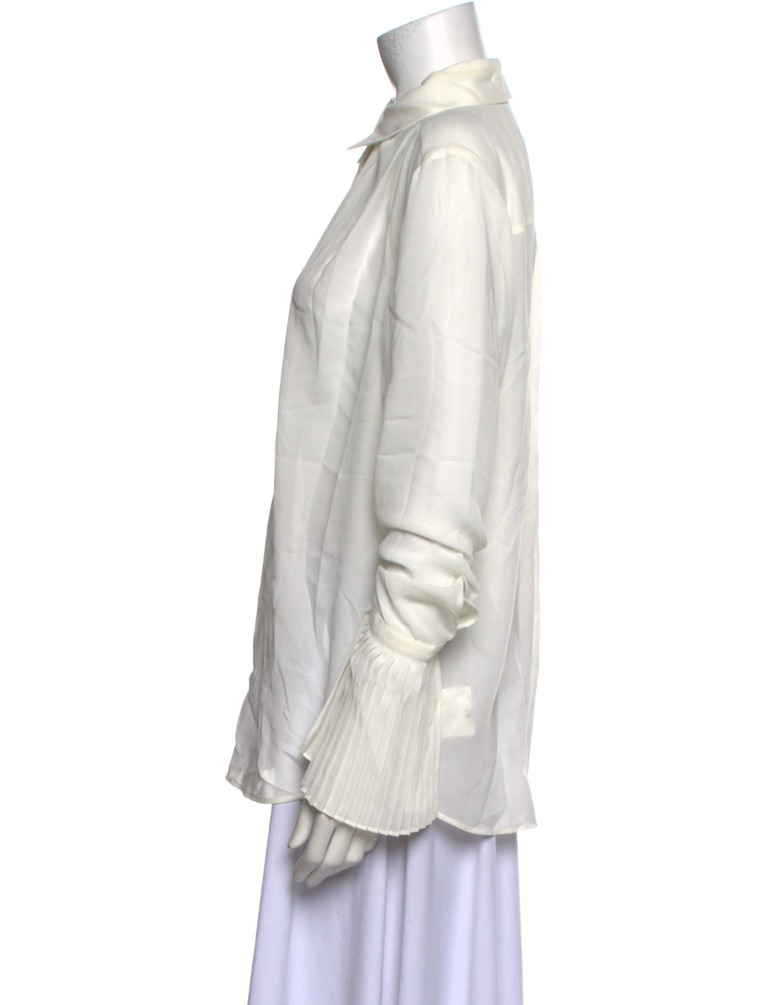 FRAME Long Sleeve Button-Up Top