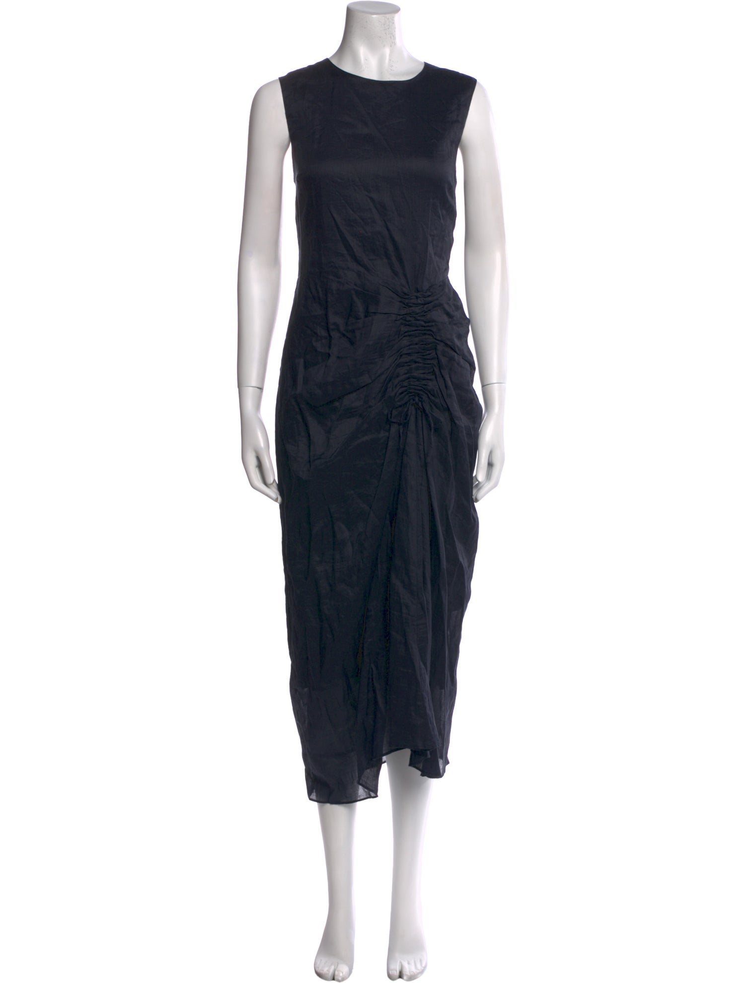 FRAME Crew Neck Long Dress