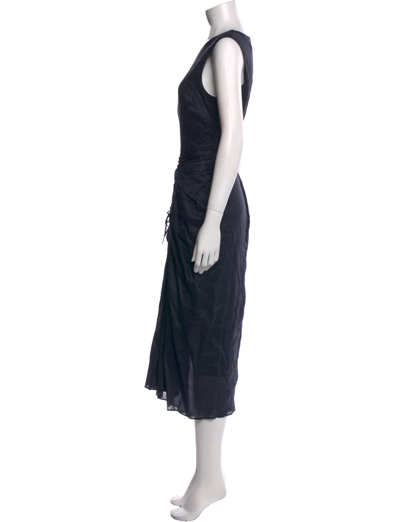 FRAME Crew Neck Long Dress