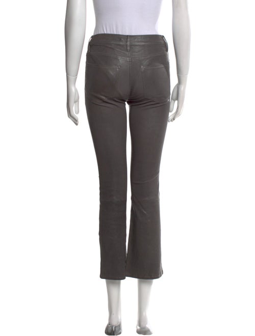 FRAME Lamb Leather Straight Leg Pants