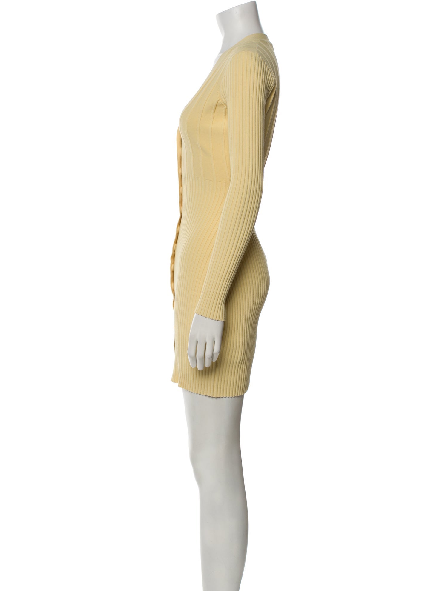 FRAME V-Neck Mini Dress