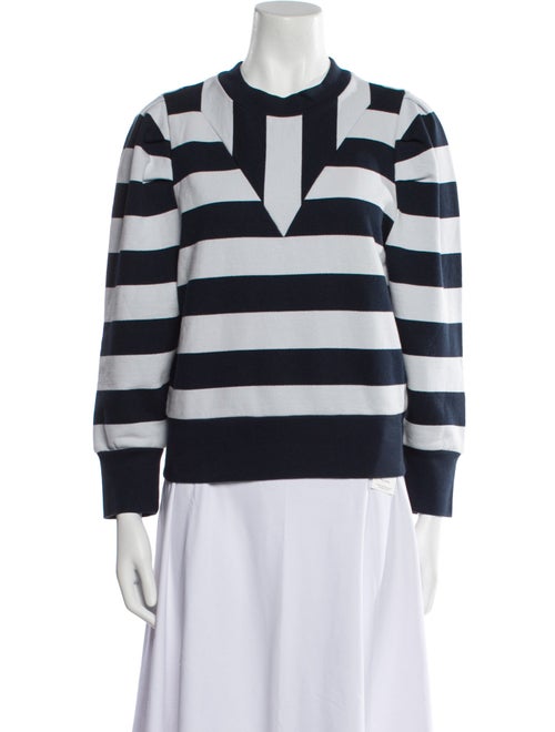 FRAME Striped V-Neck Sweater