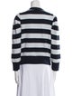 FRAME Striped V-Neck Sweater