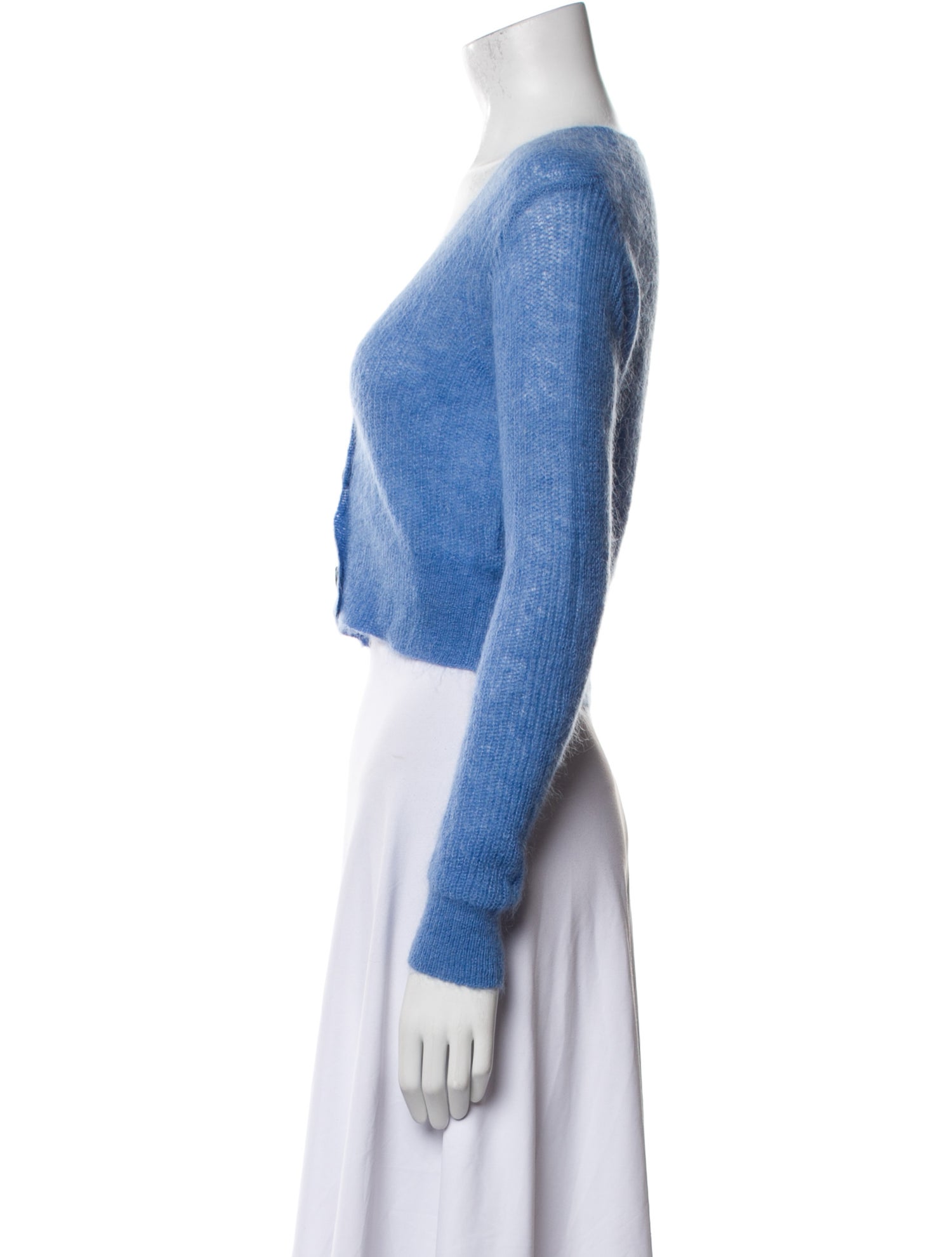 FRAME Nylon V-Neck Sweater