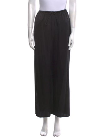 FRAME Silk Wide Leg Pants