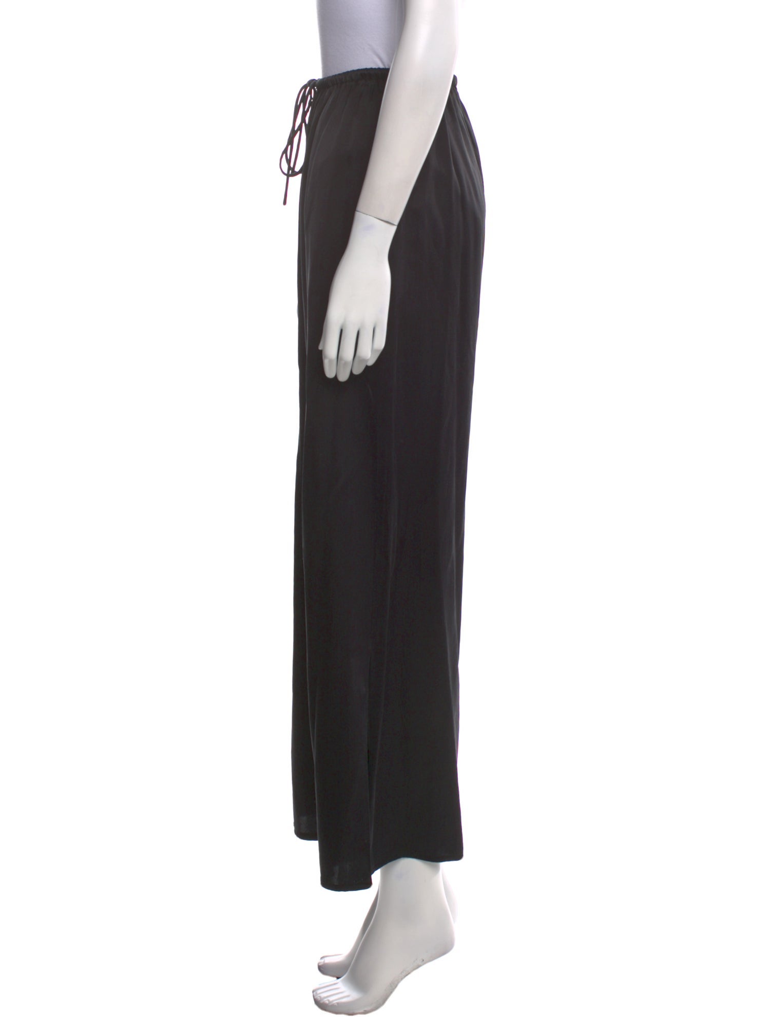 FRAME Silk Wide Leg Pants