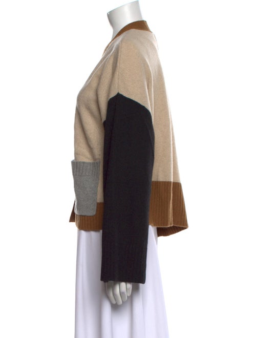 FRAME Cashmere Colorblock Pattern Sweater