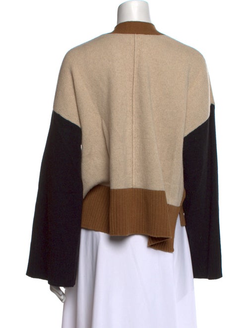 FRAME Cashmere Colorblock Pattern Sweater