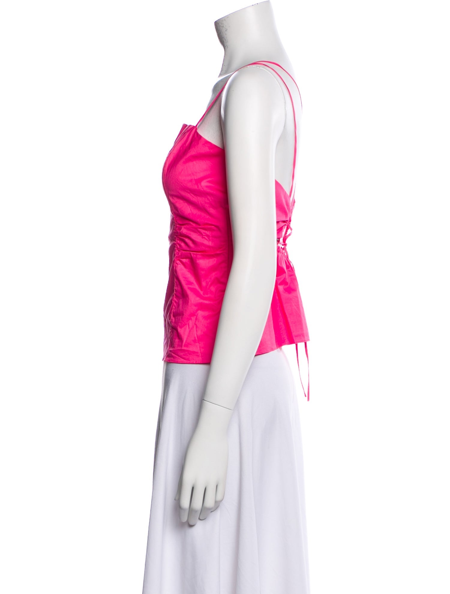 FRAME Square Neckline Sleeveless Top