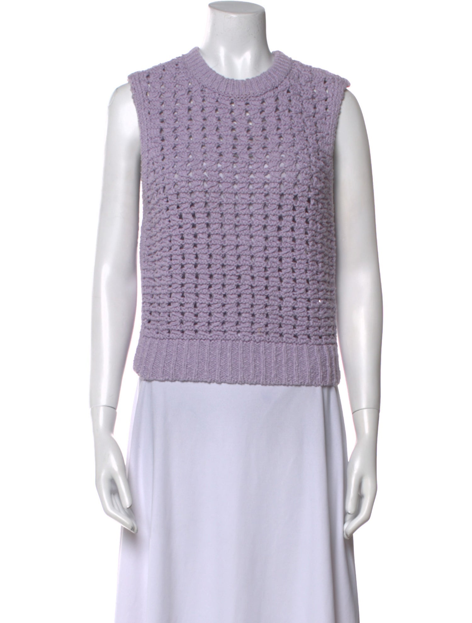 FRAME Crew Neck Sleeveless Top