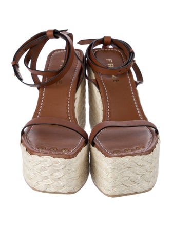 FRAME Leather Espadrilles