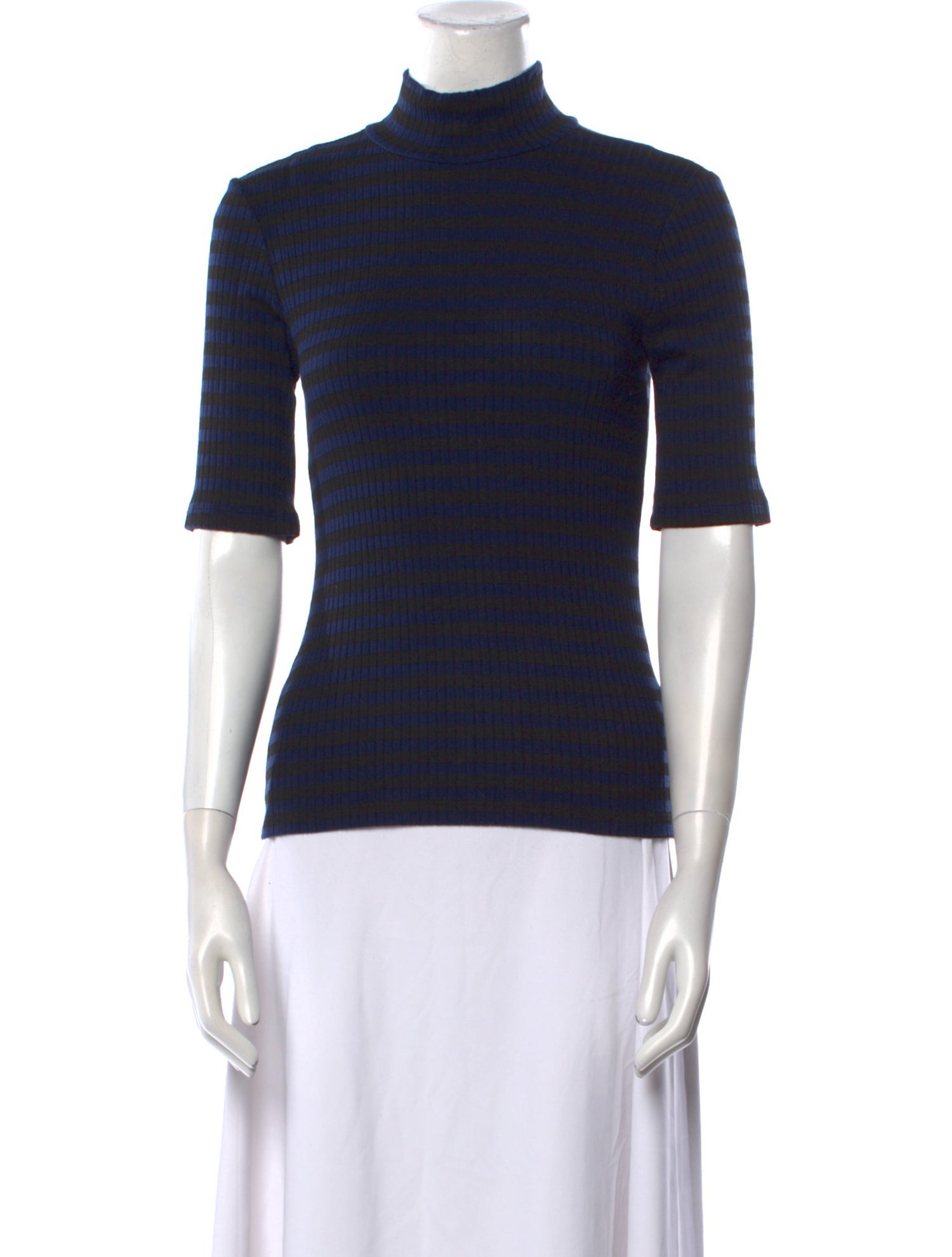 FRAME Turtleneck Short Sleeve Top