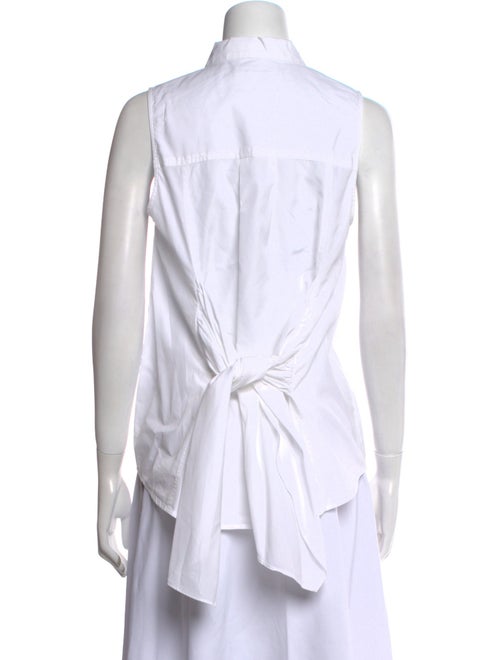 FRAME Sleeveless Button-Up Top