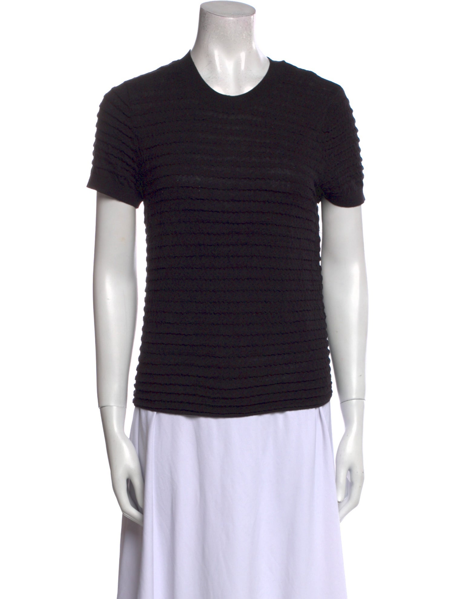 FRAME Silk Crew Neck T-Shirt