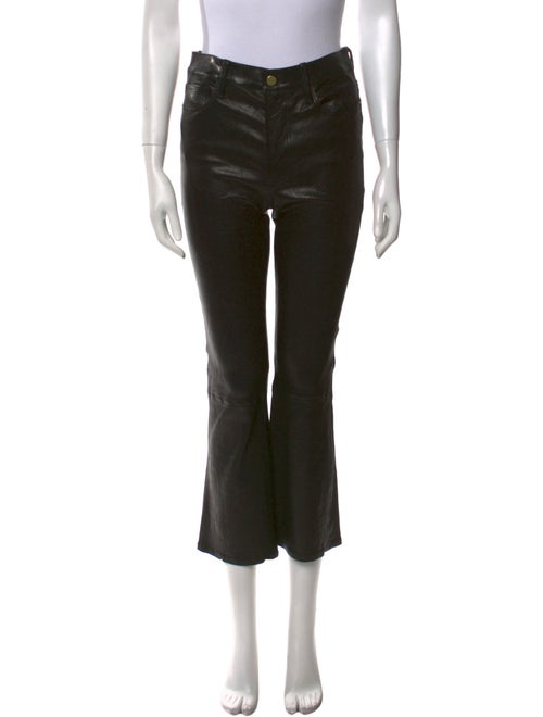 FRAME Lamb Leather Wide Leg Pants