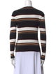 FRAME Striped Scoop Neck Sweater