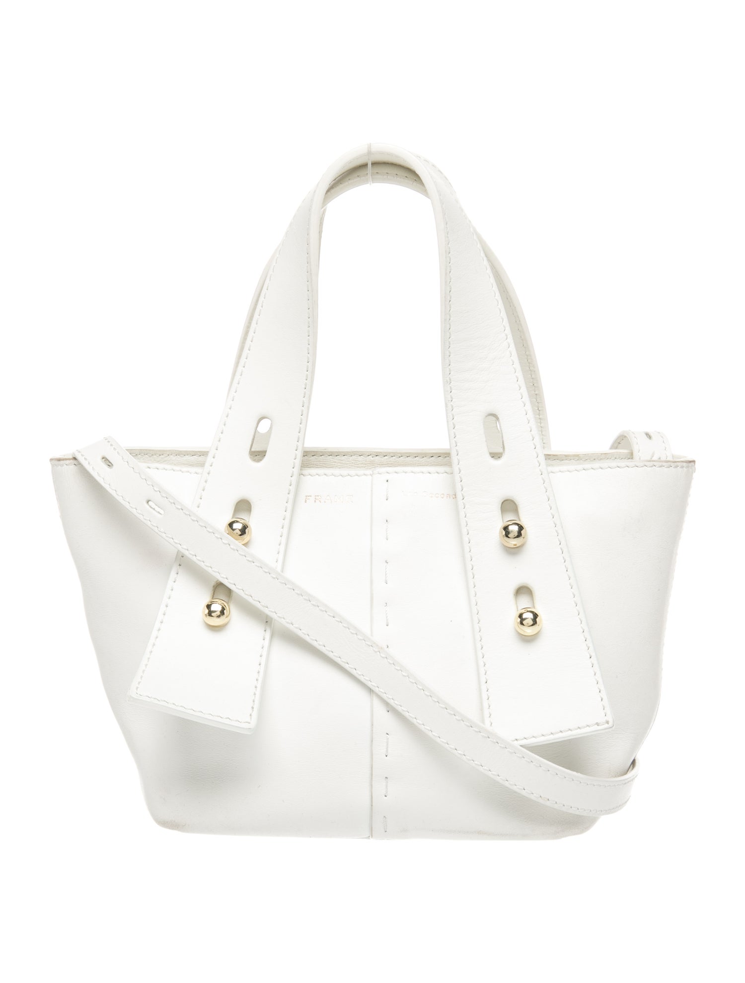 FRAME Leather Top Handle Bag