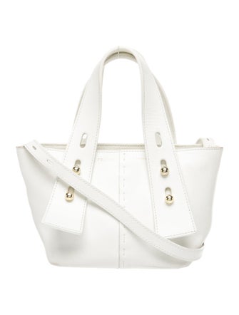 FRAME Leather Top Handle Bag