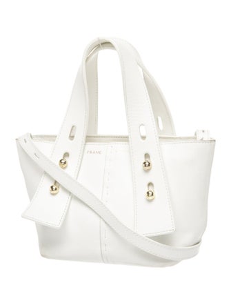 FRAME Leather Top Handle Bag