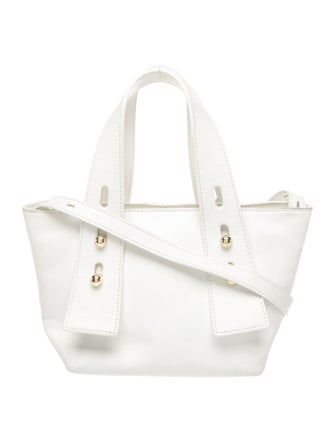 FRAME Leather Top Handle Bag