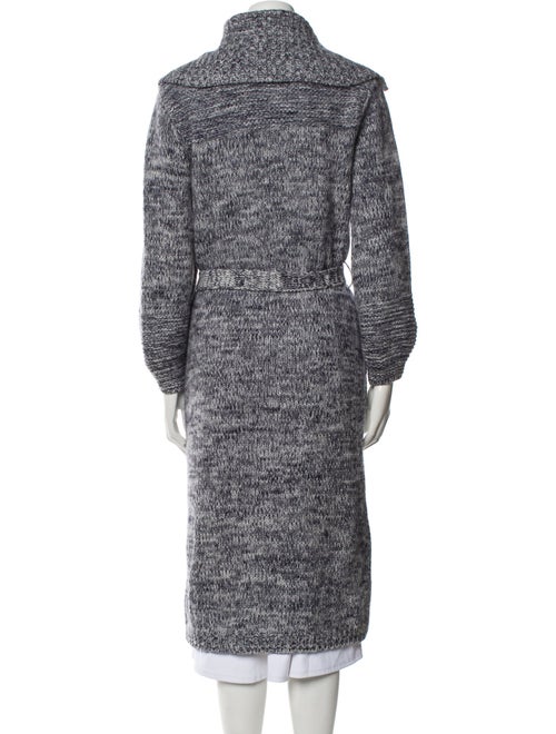 FRAME Wool Printed Faux Fur Coat