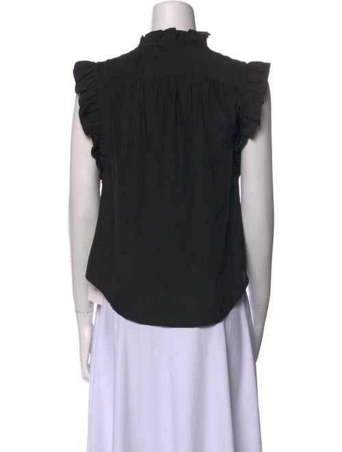 FRAME Silk V-Neck Top