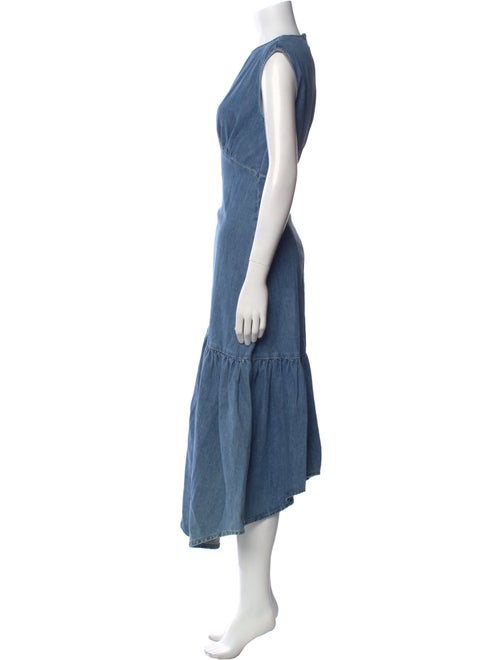 FRAME Crew Neck Long Dress w/ Tags