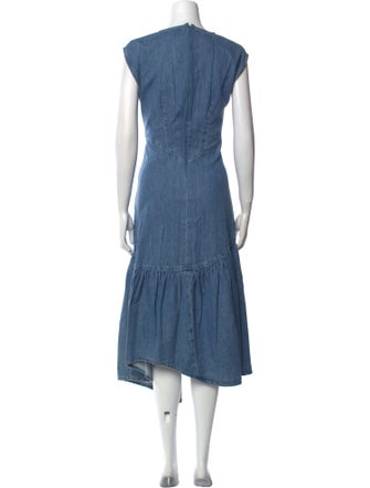 FRAME Crew Neck Long Dress w/ Tags