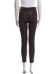 FRAME Leather Skinny Leg Pants