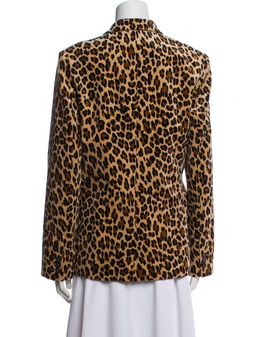 FRAME Animal Print Blazer